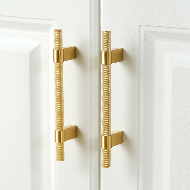 Brass Knurled Handle Cabinet Cabinet Wardrobe Drawer Cabinet Handle