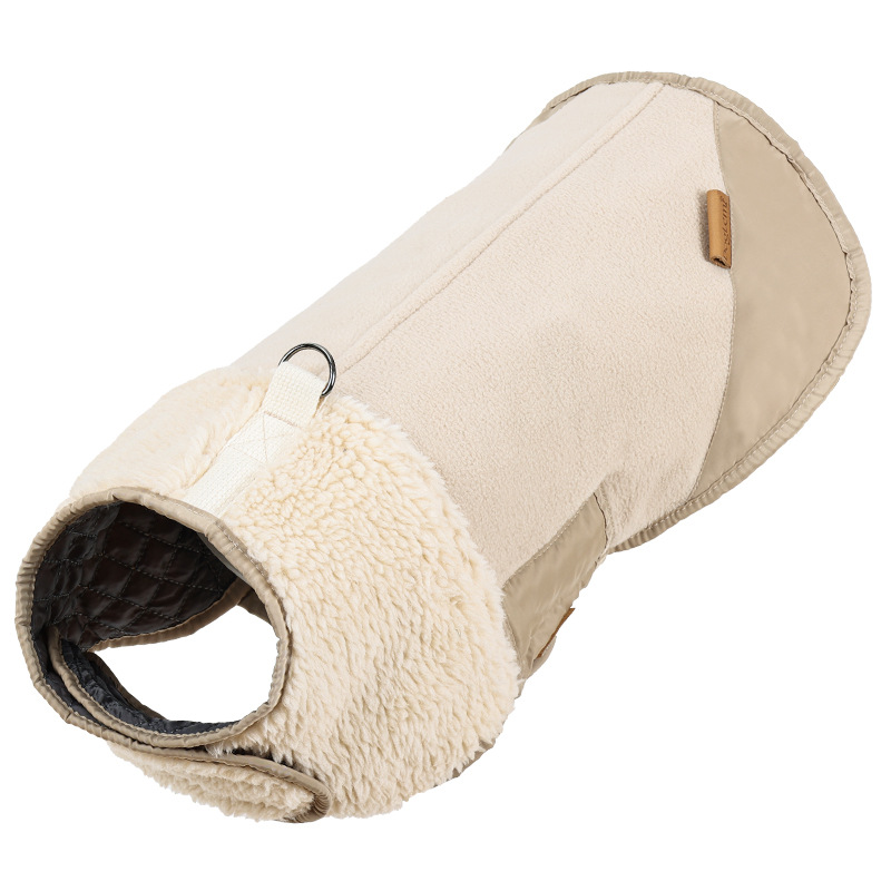 Pet Windproof Adjustable Down-Padded Jacket Warm Reversible Vest For Dogs