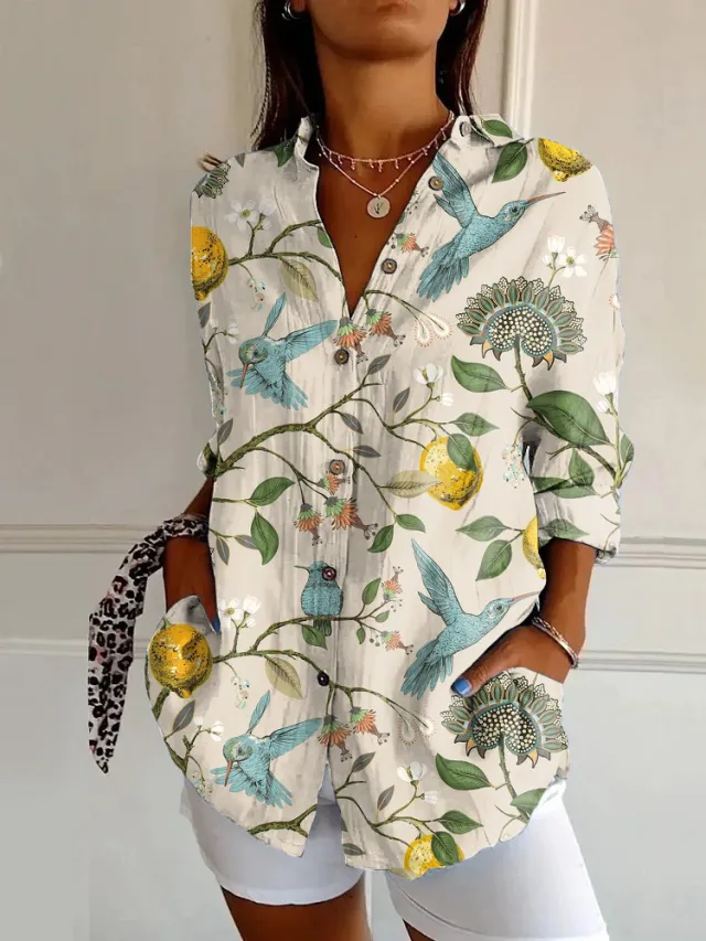 Women's Fashion Summer Pattern Printed 3D Shirt Jm698 4Xl - Shop at LoveMi