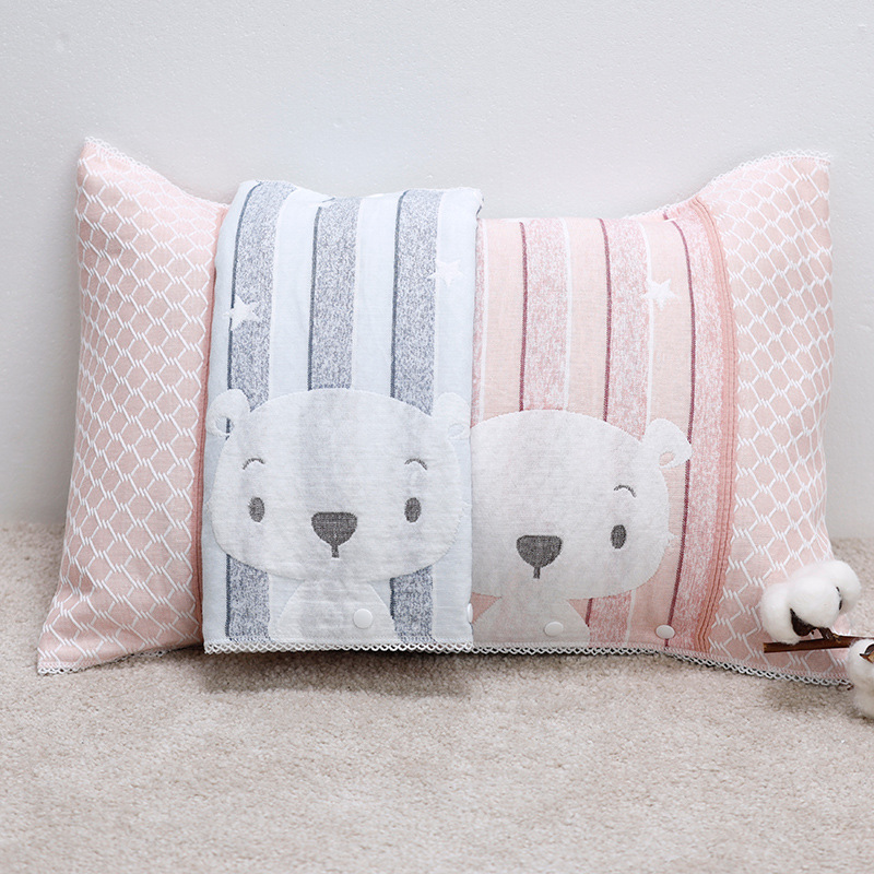 Cotton Pillowcases Four-Layer Gauze