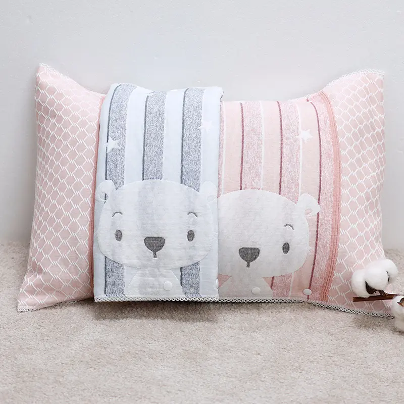 Cotton Pillowcases Four-Layer Gauze