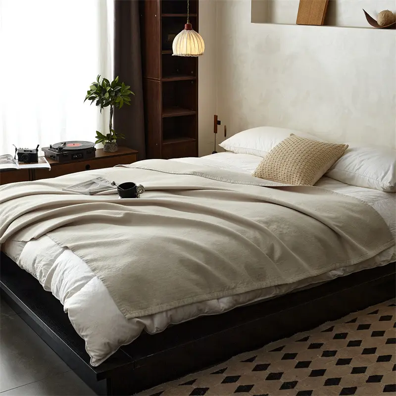 Nap Singledouble Air-conditioning Quilt Cotton-linen Throw Blanket