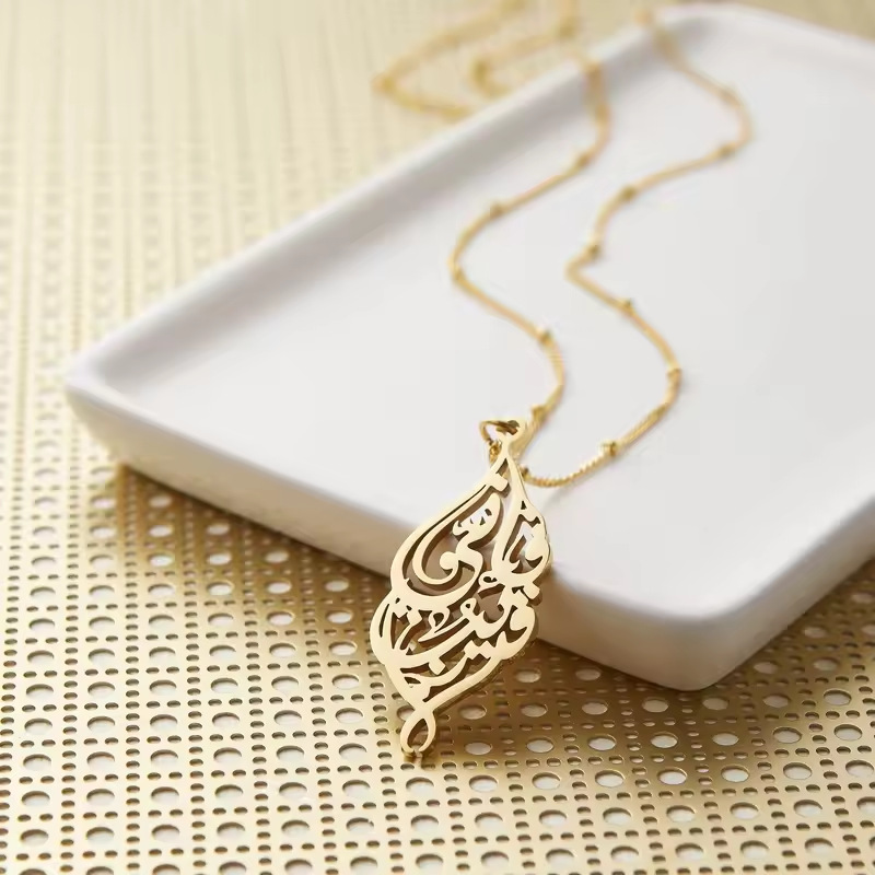 New Stainless Steel Pendant Casual Necklace