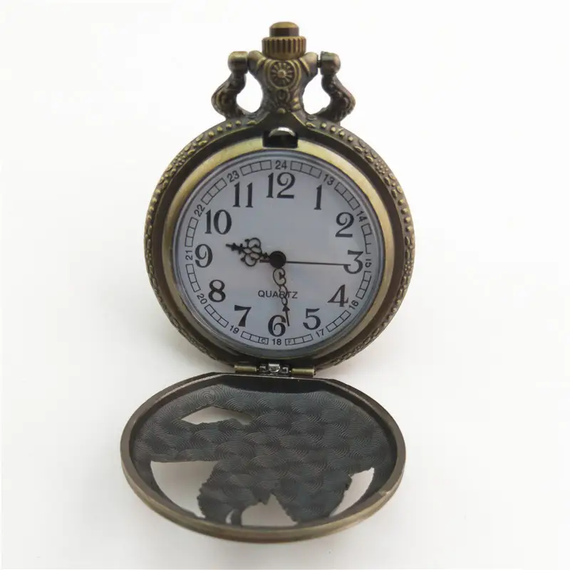 Antique Large Bird Arrow Vintage Pocket Watch