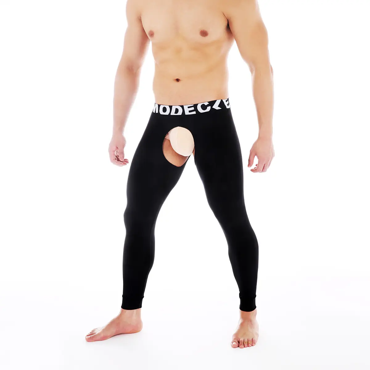 Men's Slim-fit Thermal Underwear Sexy Open-end Breathable
