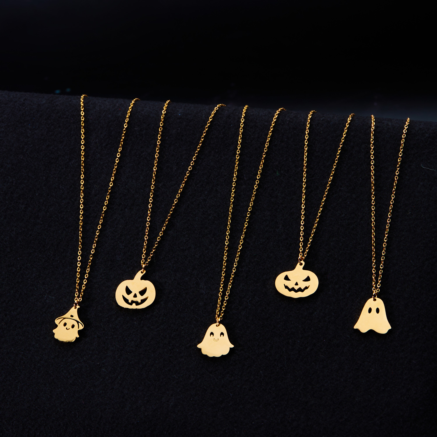 Halloween Element Pumpkin Head Ghost Ornament Pendant Personality