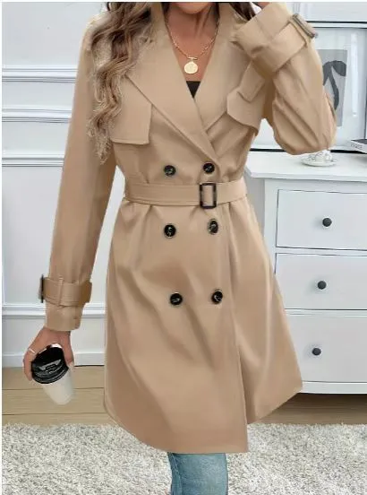 Jacket Suit Waist tight Women Khaki - Shop at LoveMi