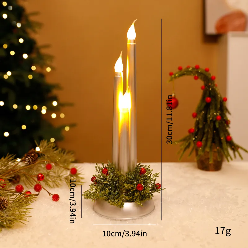 LED Electronic Candle Christmas Decorations – image 7