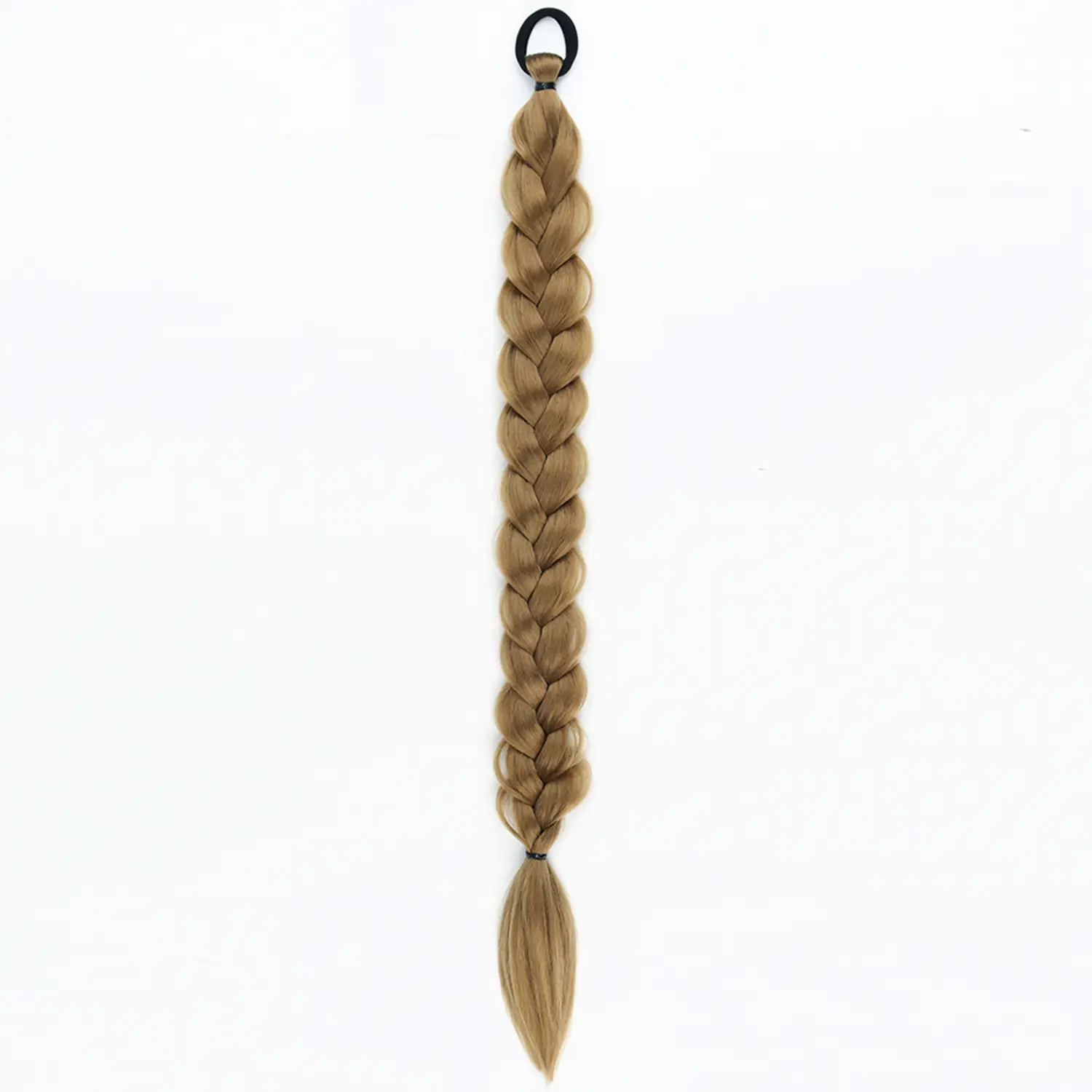 24-inch Women's Braid Hair Ring Horse Tail Strip Rubber Band Horse Tail