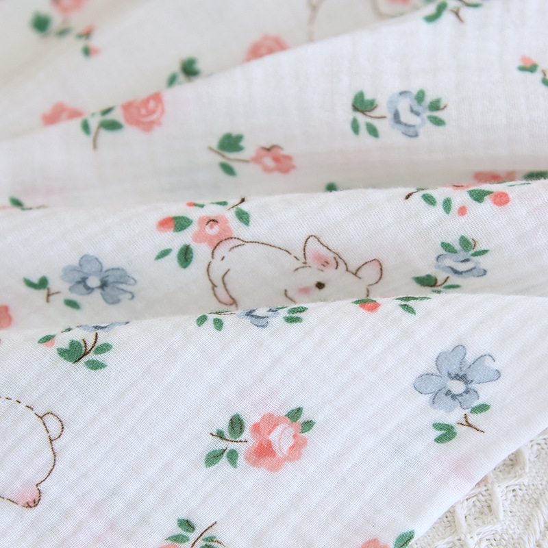 Pure Cotton Soft Breastfeeding Spring Crepe Can Be Worn Outside Sweat-absorbent Comfortable Long Sleeve Trousers