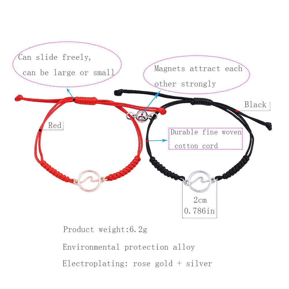 Title 2, Ocean Vave narukvica A Par Magnets Attract