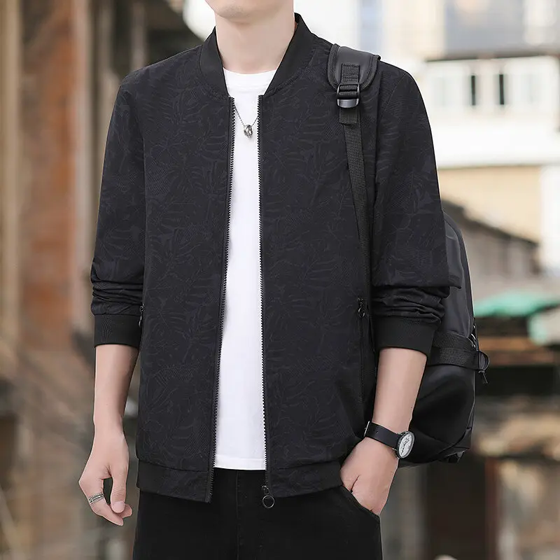 Spring And Autumn Jacket Men's Simple Youth