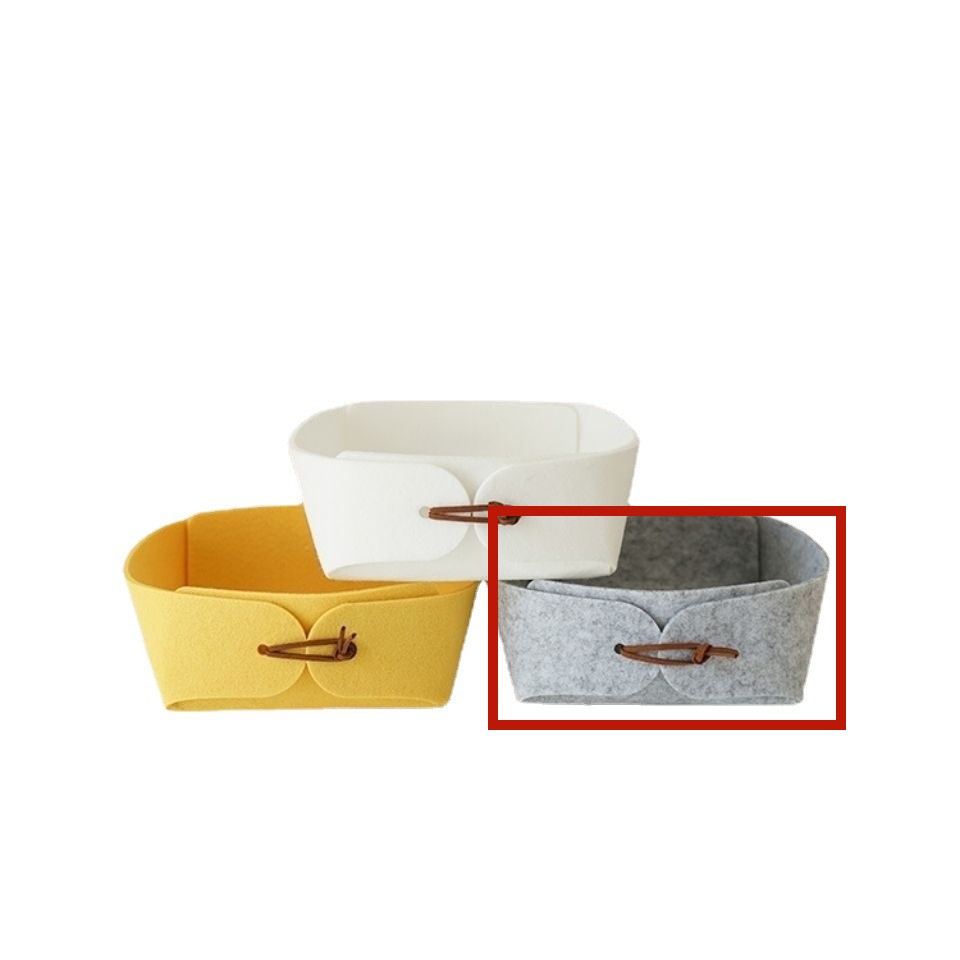 Modern Simple Felt Sundries Storage Basket - Image 5
