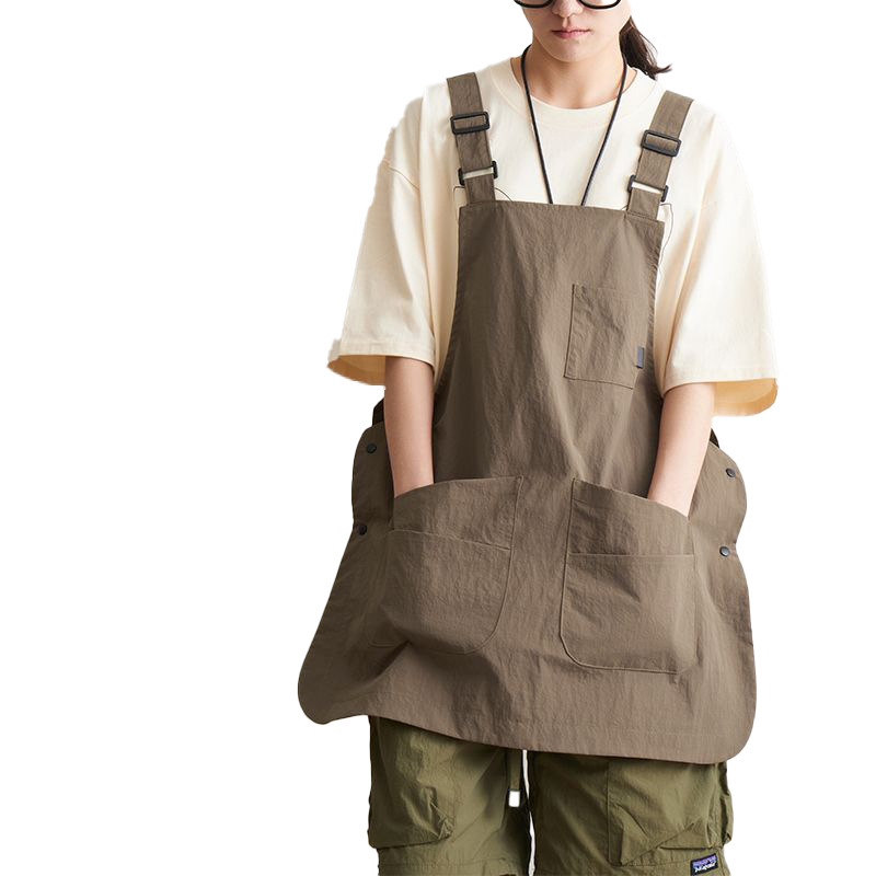 Women's Japanese-style Washed Cotton Vest Apron