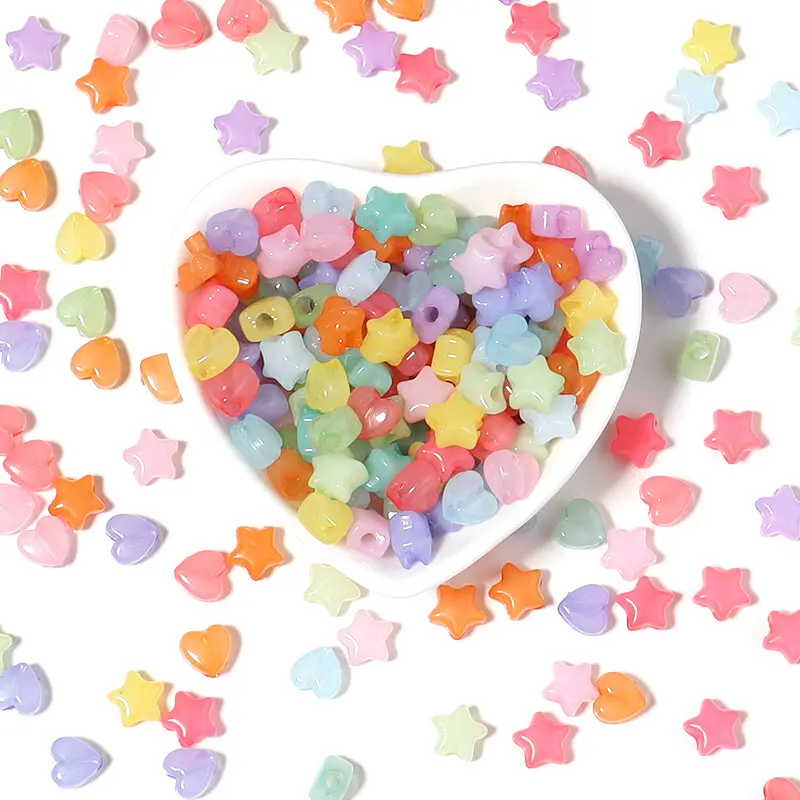 Plastic Jelly Color Transparent Flat Round Small