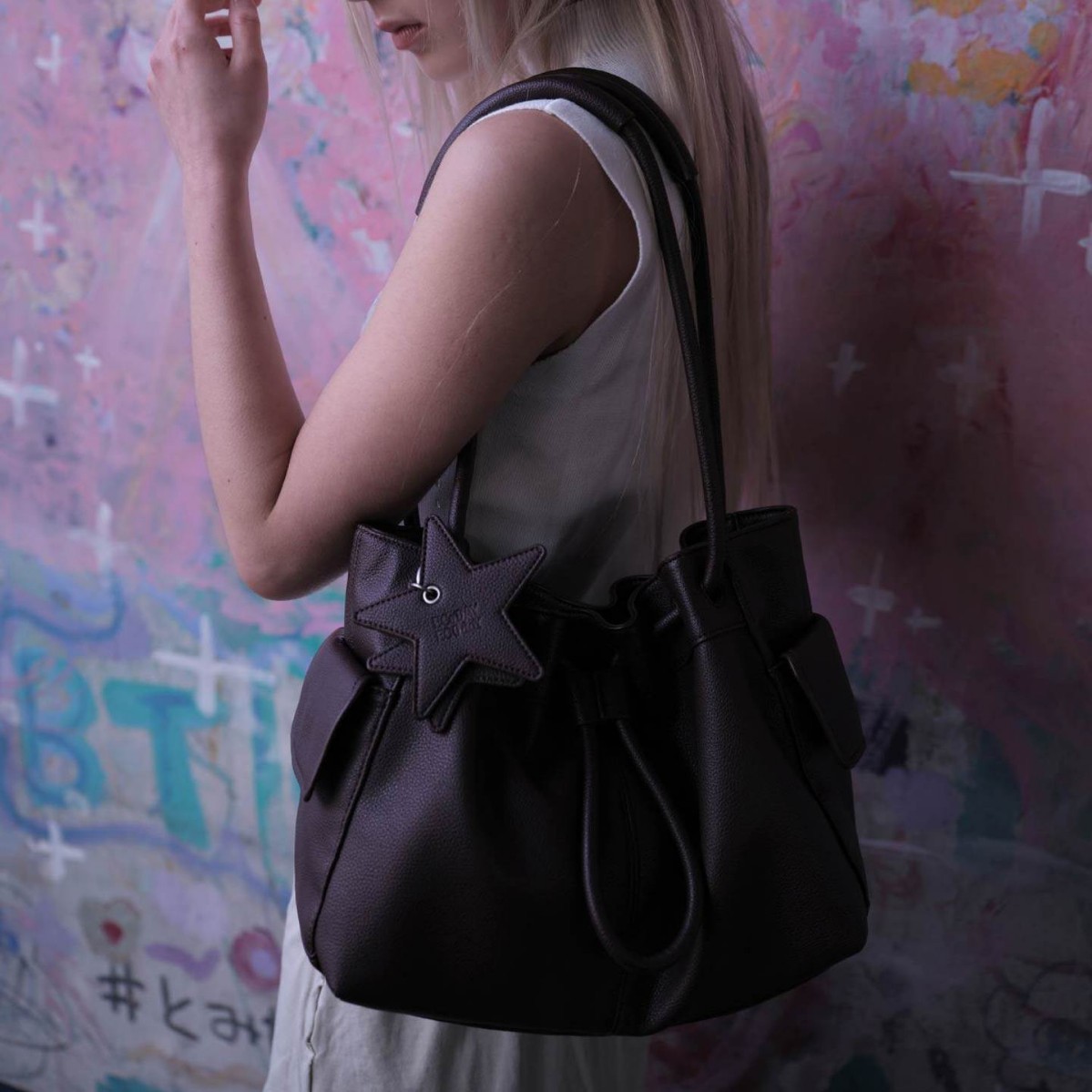 Large-capacity Cloud-shaped Tote And Shoulder Bag