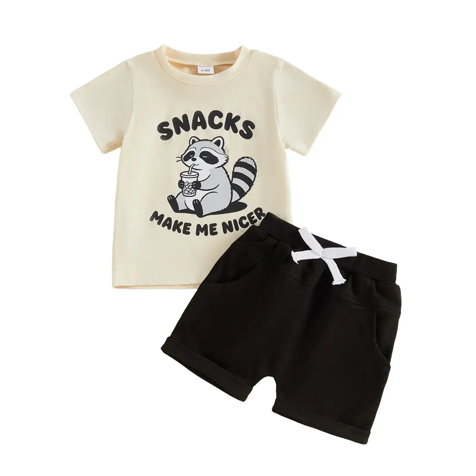 Printed Short-sleeve Sets For Boys And Girls
