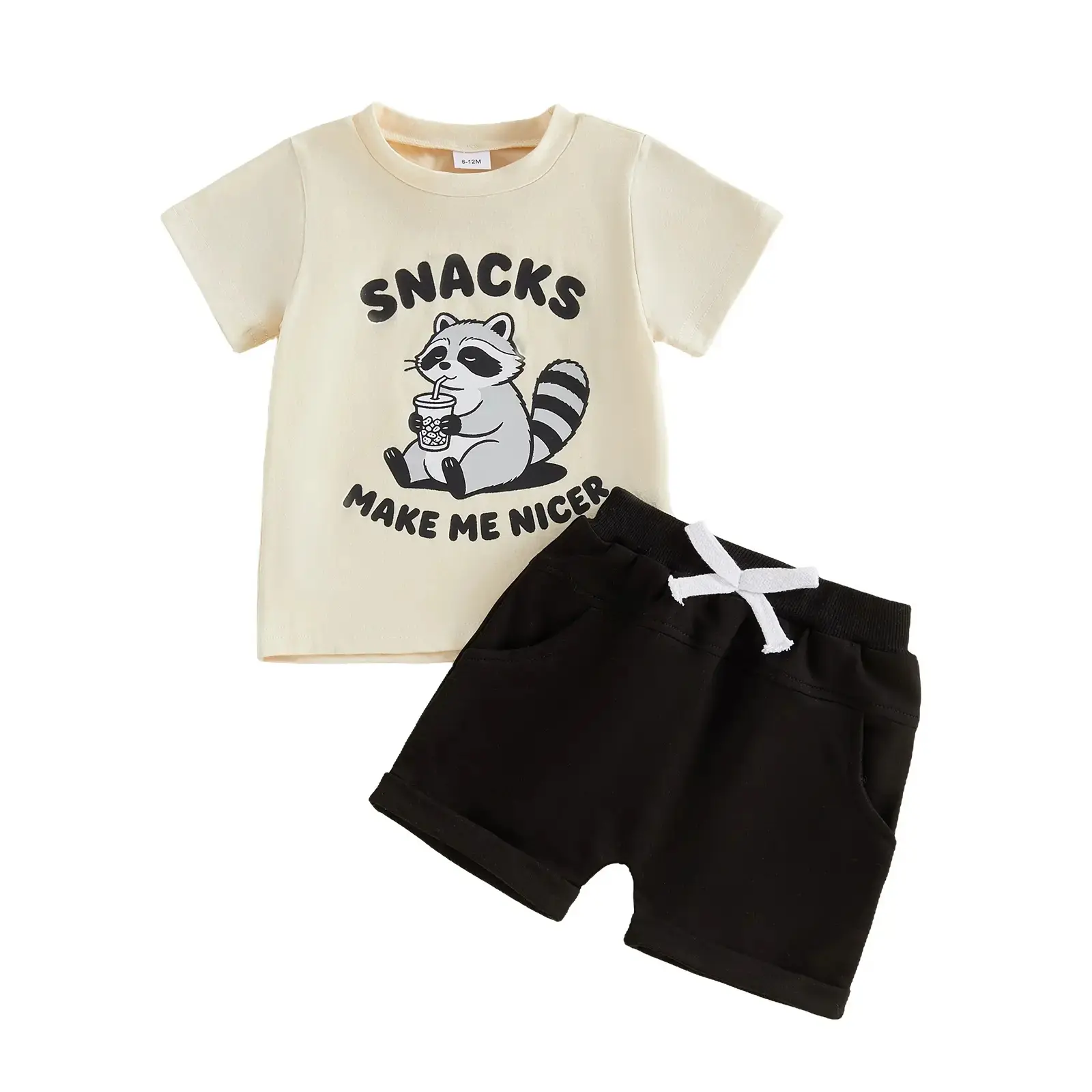 Printed Short-sleeve Sets For Boys And Girls