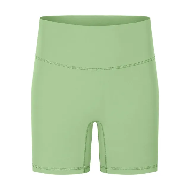 Ladies New European And American Yoga Shorts Barley Color - Shop at LoveMi