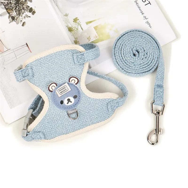 Pet Supplies Dog Hand Holding Rope Vest Adjustable - Blue