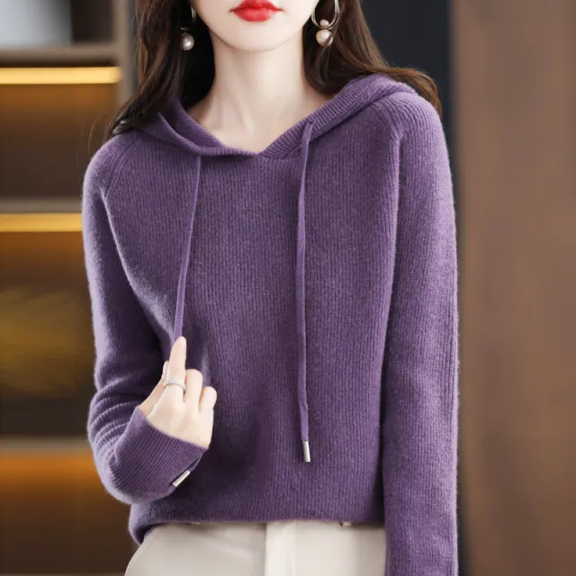 Thickened Loose Coat Top Women Purple - Shop at LoveMi