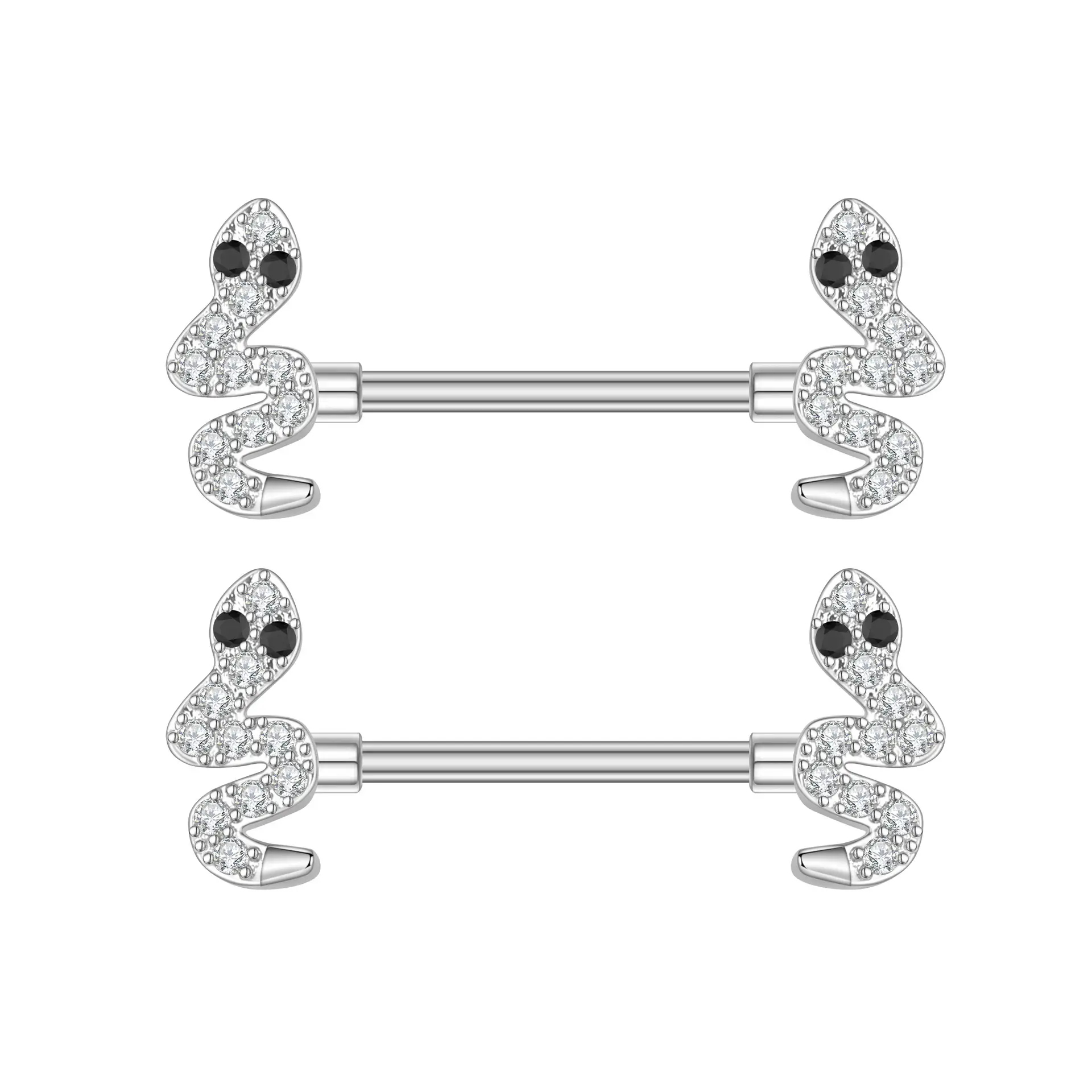 Zircon Nipple Ring Adhesive Nail Grease Piercing Jewelry