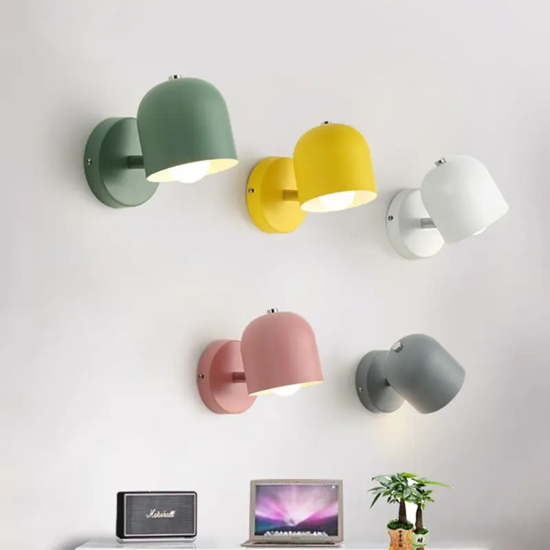 Simple Modern Nordic Macaron Wall Lamp