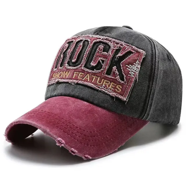 Stitching Washed Cotton Baseball Hat Black - Shop at LoveMi
