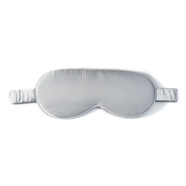 Silk Double sided Silk Eye Mask Silver Gray - Shop at LoveMi