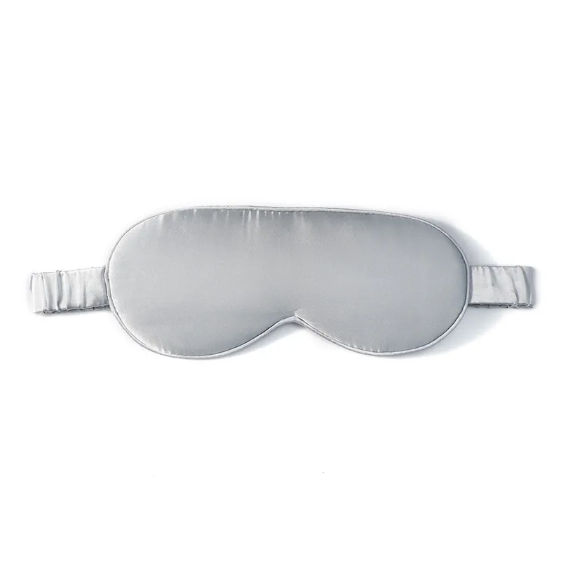 Silk Double-sided Silk Eye Mask - Silver Gray