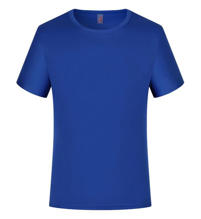 Ice Silk Quick Drying Clothes Short Sleeve Round Neck T-shirt