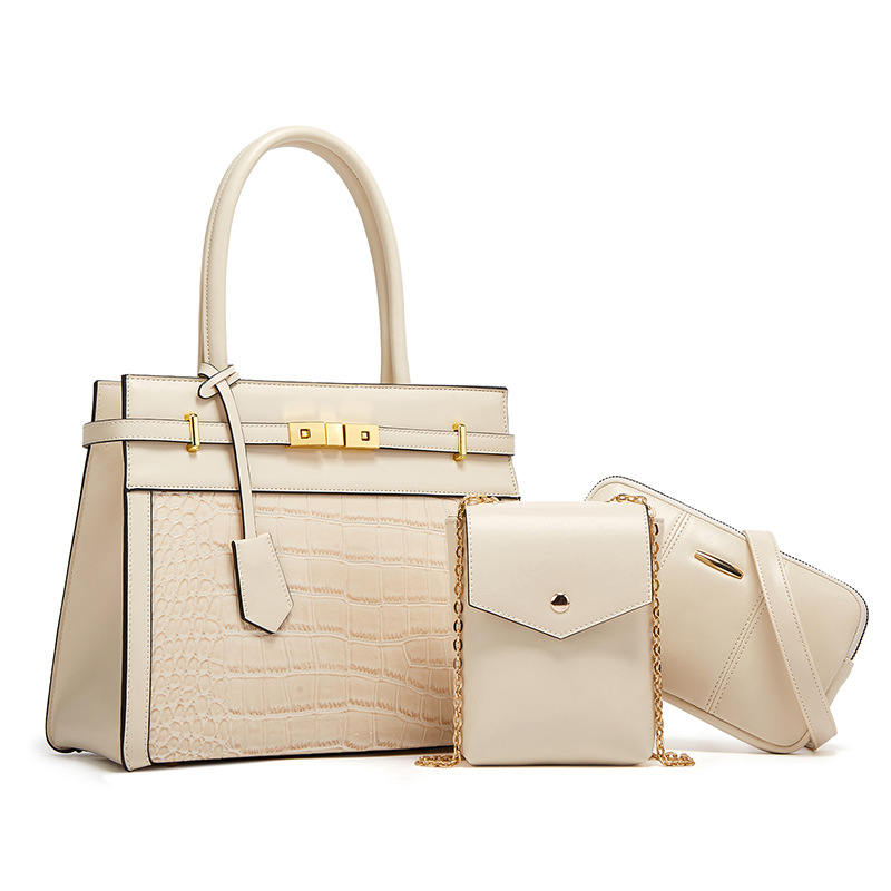 Retro Pattern PU Everyday Bag Set