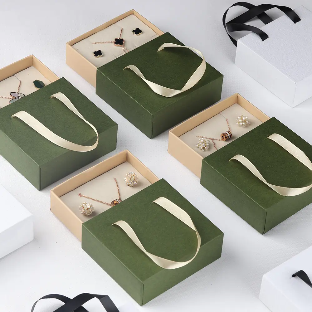 Jewelry Suit Packing Box Retro Style Portable