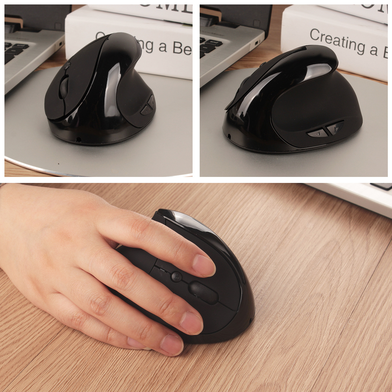 Trådløs lading Vertical Ergonomic mus - Miniatyr 8
