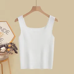 Fried Street Shirt Vest With Temperament Shorts Three-piece Set - White Vest - View 1