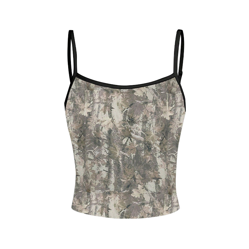 Women's Suspender Top Vintage Color