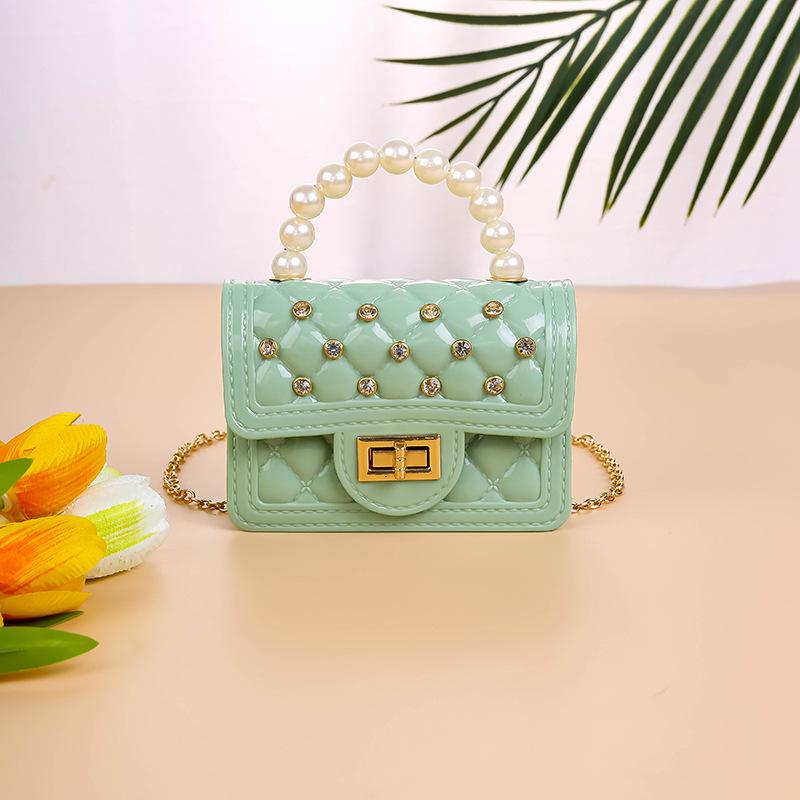 حقيبة يد وكتف نسائية بتصميم لؤلؤي