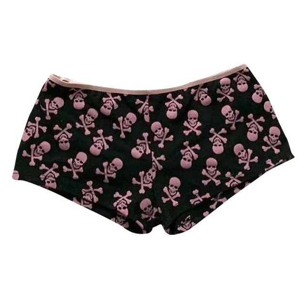 Y2g Midriff baring Top Skull Print White - Shop at LoveMi