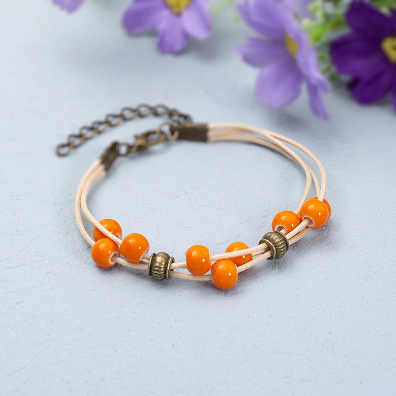 Ceramic Beaded Bracelet Simple Bracelet