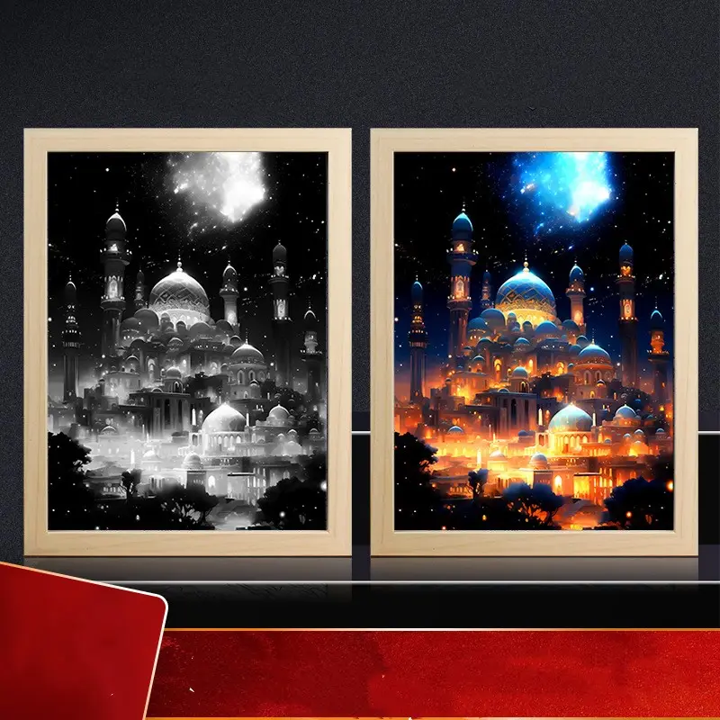 Muslim Bedroom Bedside Ambience Light Decorative Painting