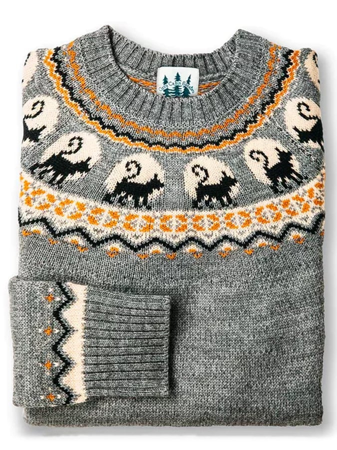 Hooded Thick Needle Fabric Trendy Round Neck Sweater Yo909As L - Shop at LoveMi