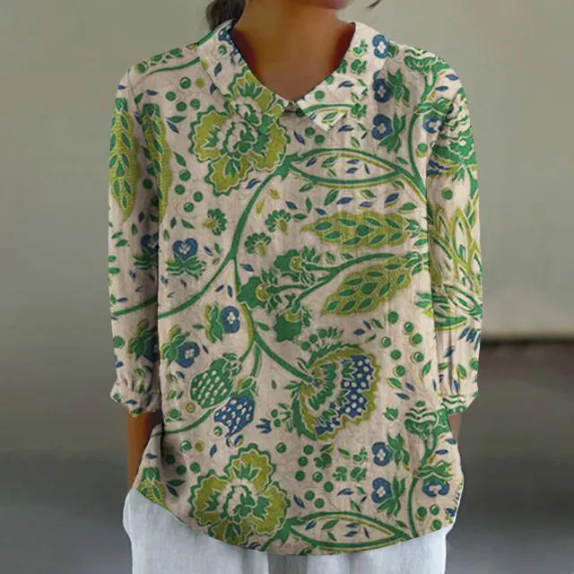Women's Loose Casual Graffiti Printing Shirt Xl2462Hyh5 - Shop at LoveMi