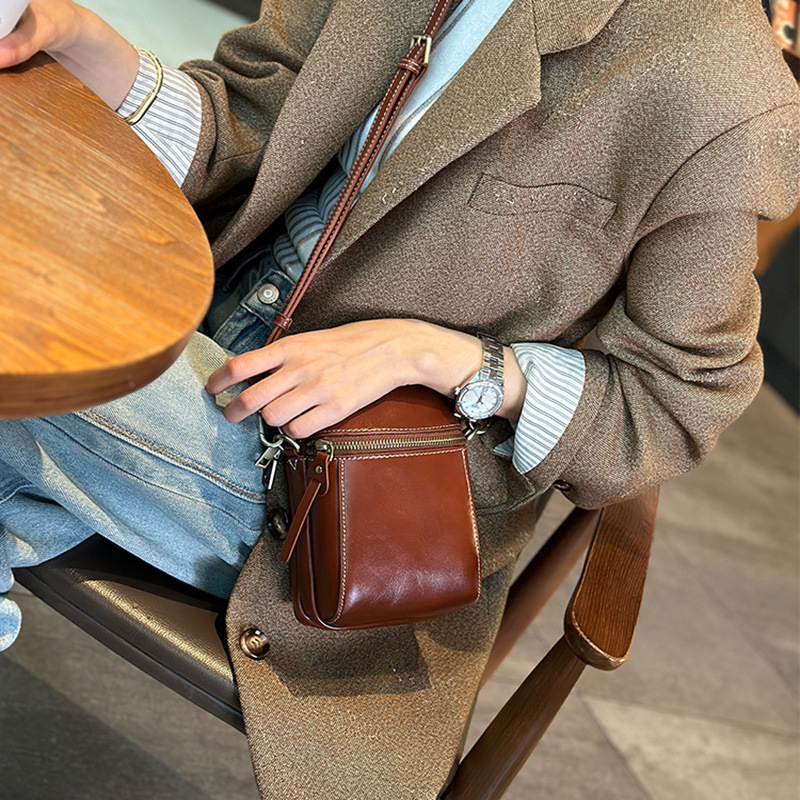 Leather Crossbody Bag, picture 3 of 6