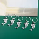 5 Silver Dolphins