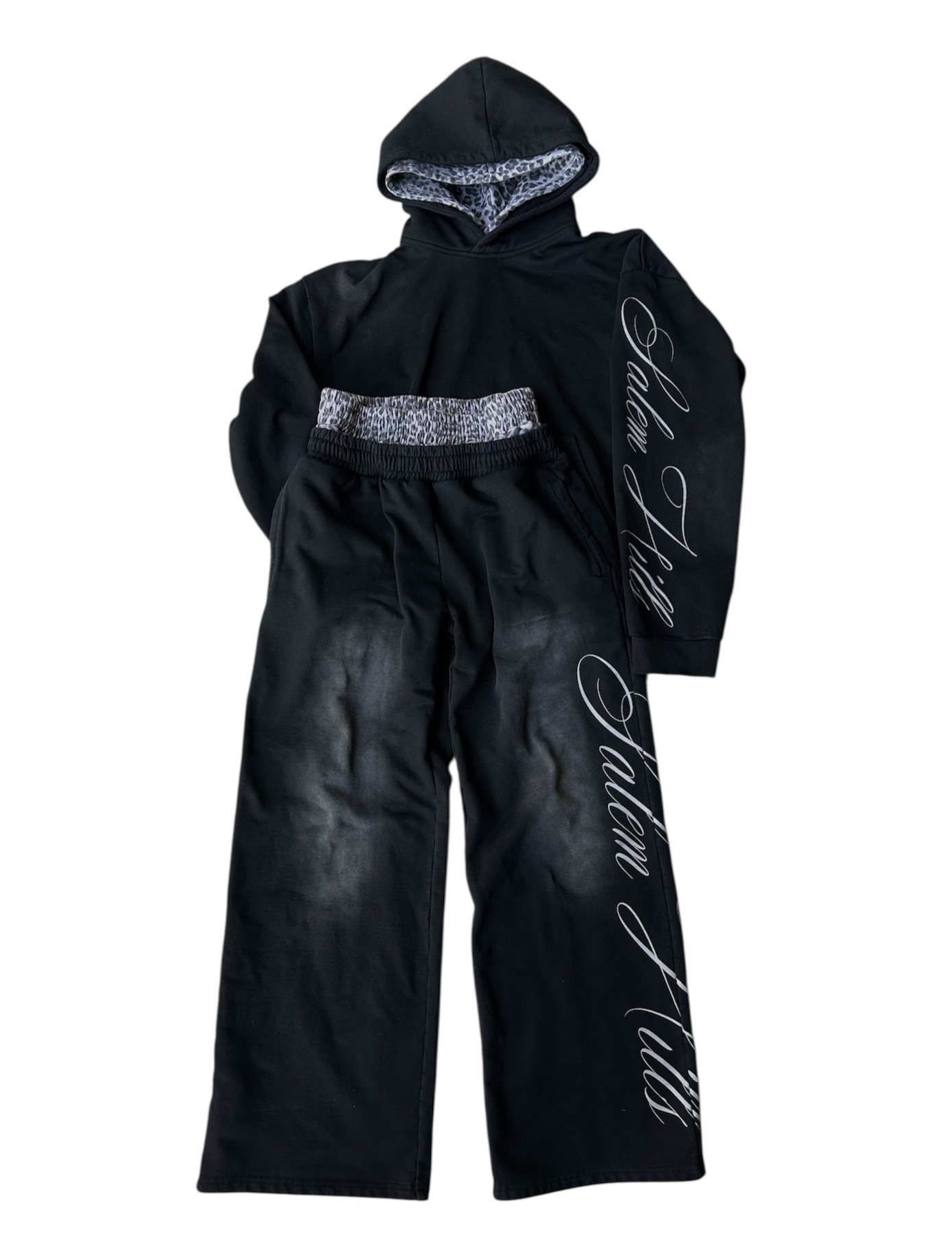 Long Sleeve Pullover Hoodie And Sweatpants Set