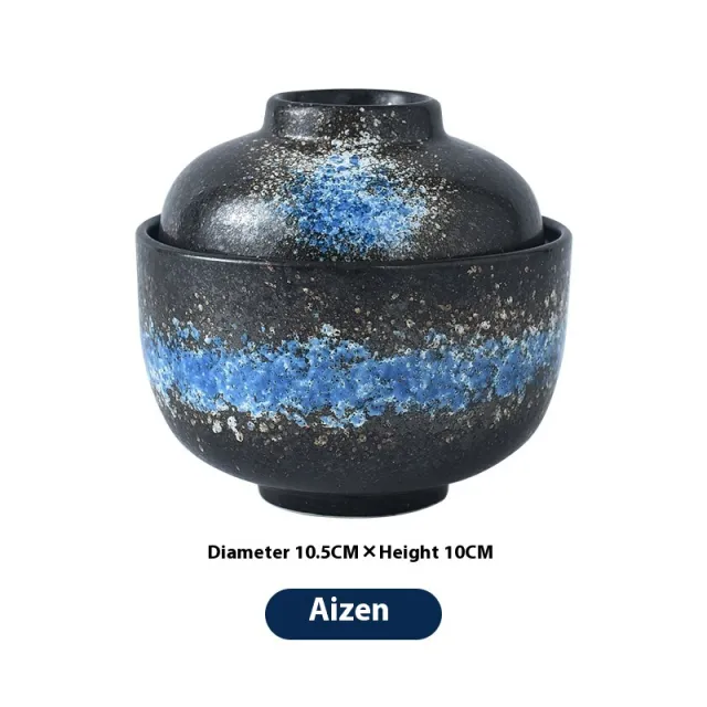 Household Water proof Ceramic Belt Tureen Tureen Blue Dyed - Shop at LoveMi