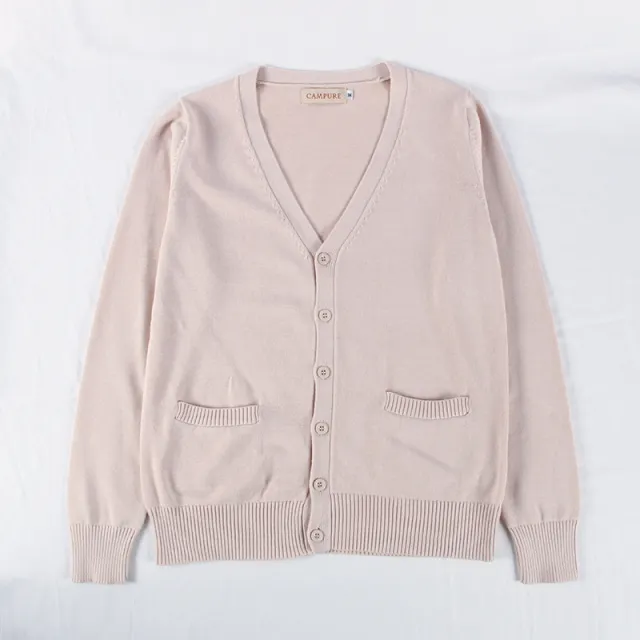 Cardigan Sweater Women's Soft Super Cute Light Apricot - Shop at LoveMi