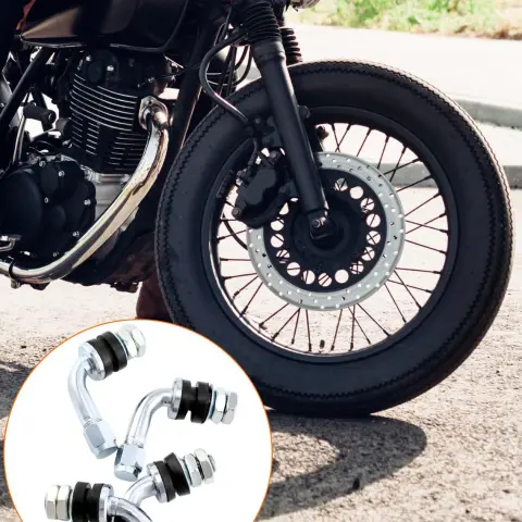 Vacuum Tire Conversion for Motorcycles Using Car Valve Stems