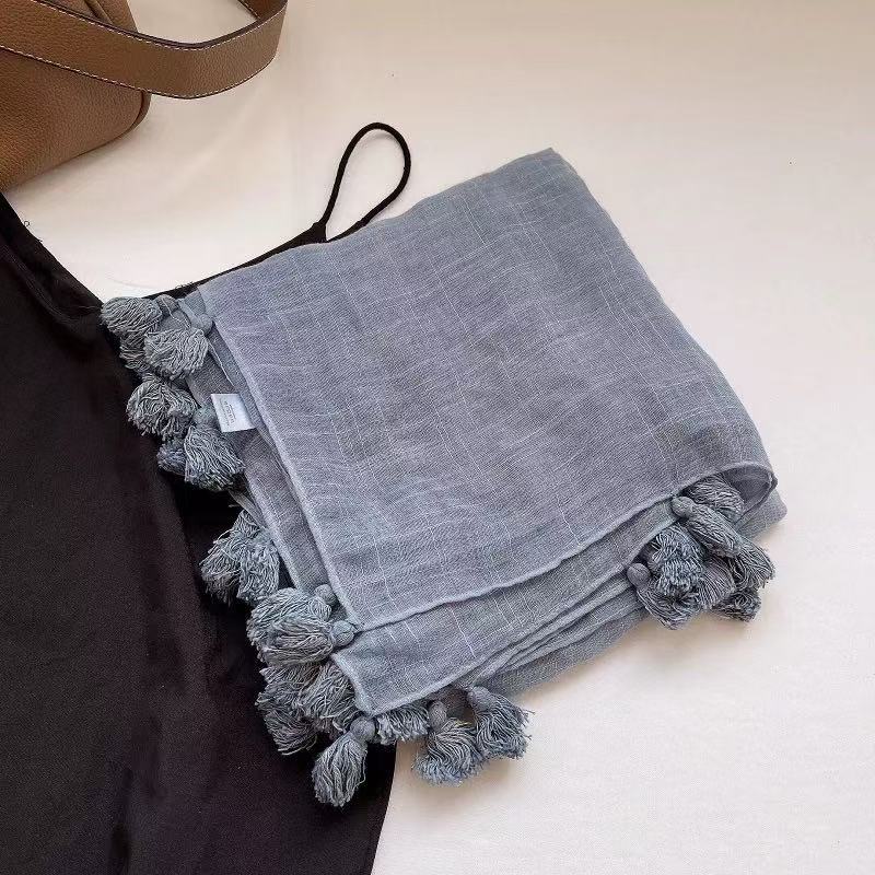 Artistic Chic Cotton-linen Versatile Long Scarf