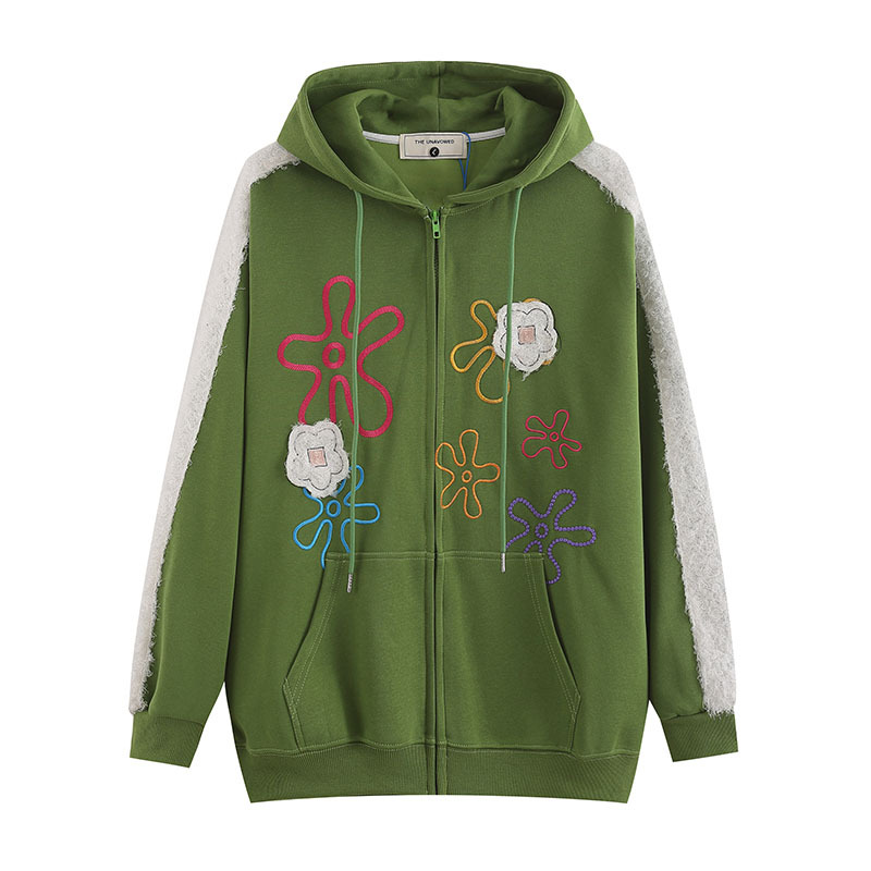 American Cute Sweet Cool Cartoon Skull Printed Hoodie